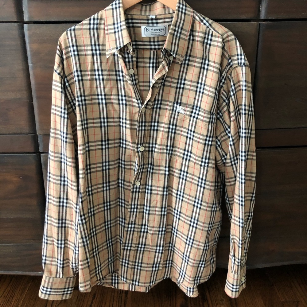 Burberry’s of London shirt-READ DESCRIPTION